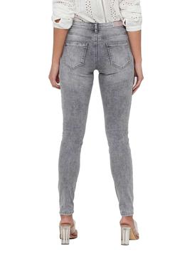 Pantalón Vaquero Only Wauw BJ694 Gris Para Mujer