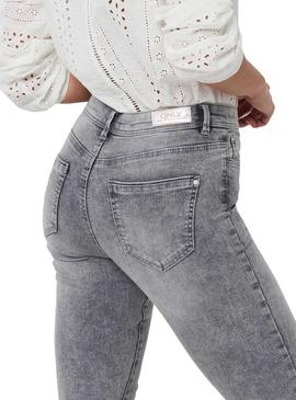 Pantalón Vaquero Only Wauw BJ694 Gris Para Mujer