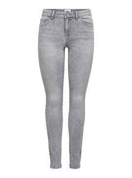 Pantalón Vaquero Only Wauw BJ694 Gris Para Mujer