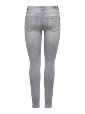 Pantalón Vaquero Only Wauw BJ694 Gris Para Mujer