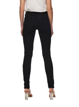 Pantalón Vaquero Only Anne Life Negro Para Mujer