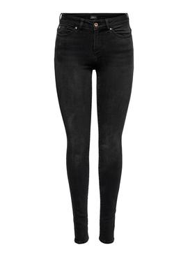 Pantalón Vaquero Only Anne Life Negro Para Mujer