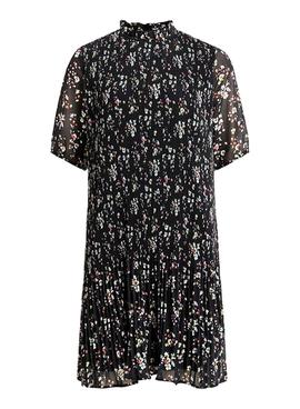 Vestido Vila Viblossoms Negro para Mujer