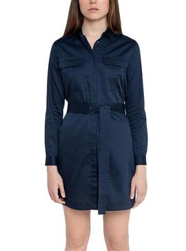 Vestido Pepe Jeans Carlotty Azul Marino para Mujer