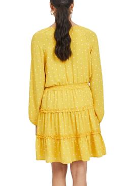 Vestido Vila Vidotties Amarillo para Mujer