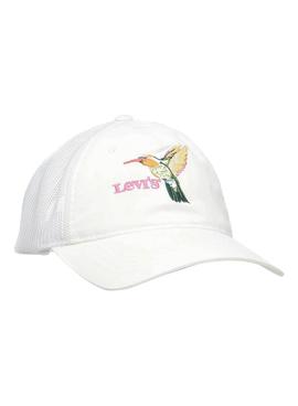 Gorra Levis Mesh Blanca Para Mujer y Hombre