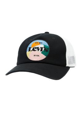 Gorra Levis Mesh Negra Para Mujer y Hombre