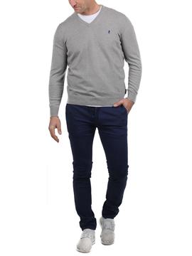 Pantalón Chino El Pulpo Satén Marino Para Hombre