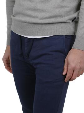 Pantalón Chino El Pulpo Satén Marino Para Hombre