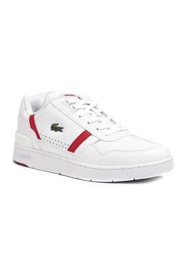 Zapatillas Lacoste T-Clip Blanco Para Hombre