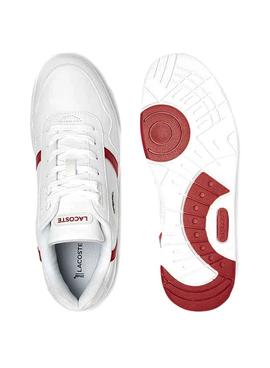 Zapatillas Lacoste T-Clip Blanco Para Hombre