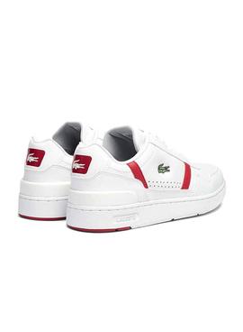 Zapatillas Lacoste T-Clip Blanco Para Hombre