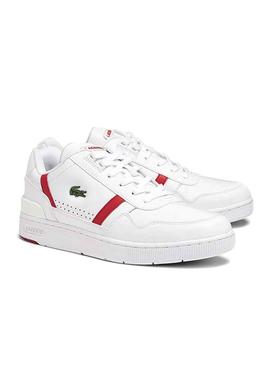 Zapatillas Lacoste T-Clip Blanco Para Hombre