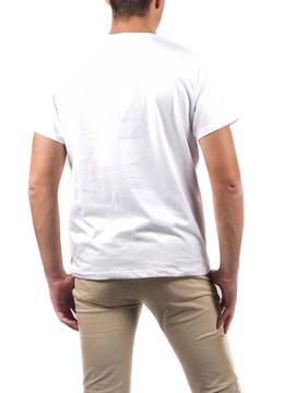 Camiseta El Pulpo Básico Blanco Para Hombre