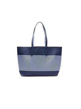 Bolso Lacoste Shopping Reversible Azul