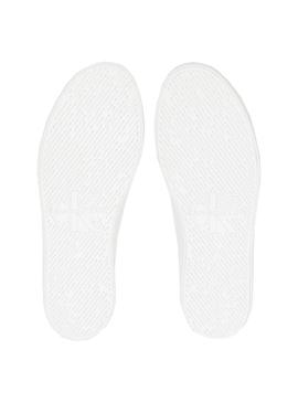 Zapatillas Calvin Klein Vulcanized Blanco Mujer