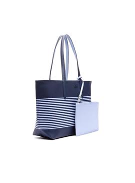 Bolso Lacoste Shopping Reversible Azul