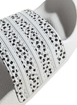 Chanclas Adidas Adilette Blanco Para Mujer