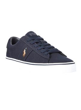 Zapatillas Polo Ralph Lauren Canvas Marino Hombre