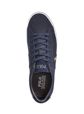 Zapatillas Polo Ralph Lauren Canvas Marino Hombre