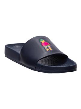 Chanclas Polo Ralph Lauren Synthetic Marino Hombre