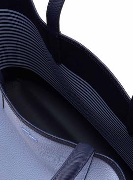 Bolso Lacoste Shopping Reversible Azul