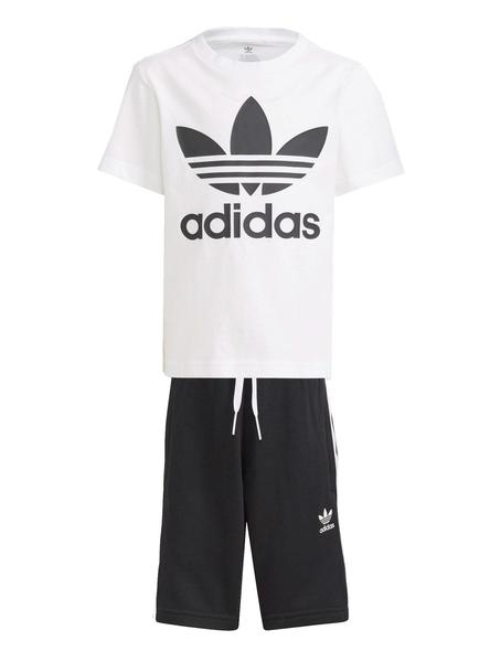 Conjunto Adidas Short Blanco Para