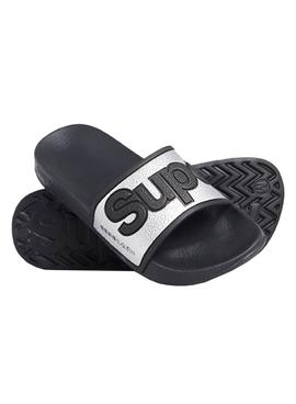 Chanclas Superdry Eva Negro Para Mujer