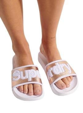 Chanclas Superdry Eva Blanco Para Mujer