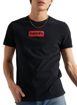 Camiseta Superdry Workwear Negro Para Hombre