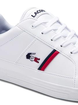 Zapatillas Lacoste Europa Tri Blanco Para Hombre