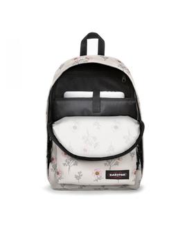 Mochila EastPak Out Of Office Blanco Floral Unisex