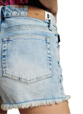 Short Superdry Skinny Hot Denim Para Mujer