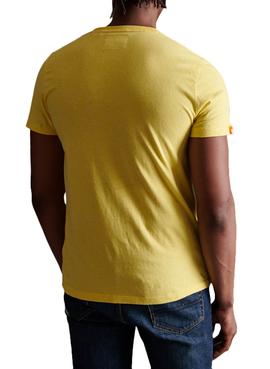 Camiseta Superdry Ol Vintage Amarillo Para Hombre