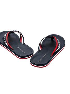 Chanclas Tommy Hilfiger Sporty Marino Para Hombre