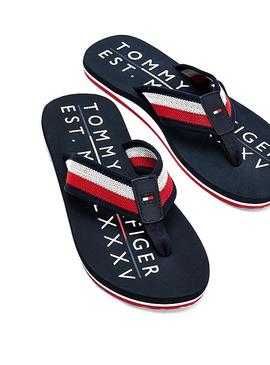 Chanclas Tommy Hilfiger Corporate Marino Hombre