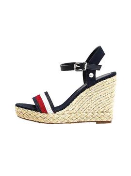 Sandalias Tommy Hilfiger Shimmery Marino Mujer