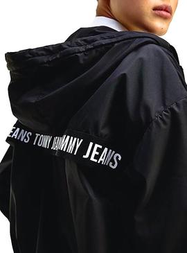 Chaqueta Tommy Jeans Yoke Tape Negro Mujer