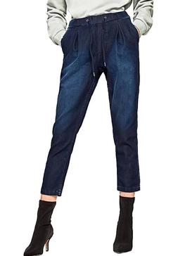 Pantalon Vaquero Pepe Jeans Donna Azul Mujer