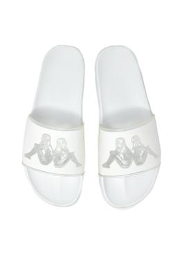 Chanclas Kappa Aqua 1 Blanco Para Mujer