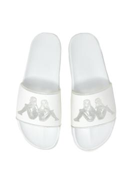 Chanclas Kappa Aqua 1 Blanco Para Mujer