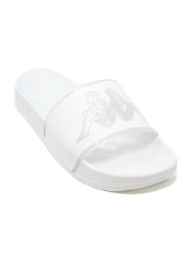 Chanclas Kappa Aqua 1 Blanco Para Mujer