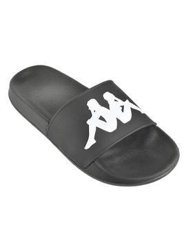 Chanclas Kappa Caius Negro Para Hombre y Mujer