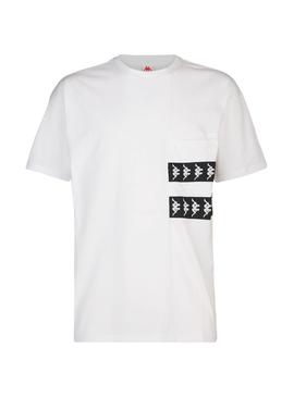 Camiseta Kappa Efto Blanco Para Hombre