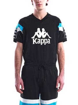 Camiseta Kappa Edwin Negro Para Hombre