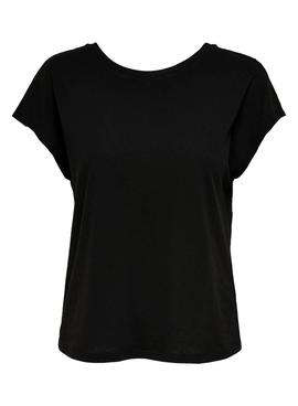 Camiseta Only Ama Life Negro Para Mujer