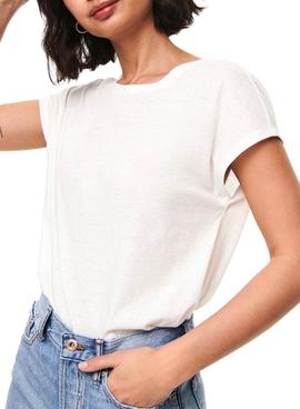 Camiseta Only Ama Life Blanco Para Mujer