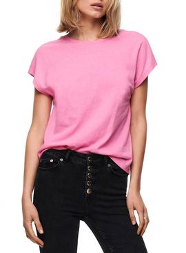 Camiseta Only Ama Life Rosa Para Mujer