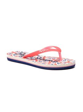 Chanclas Pepe Jeans Beach Rojo Niño y Niña