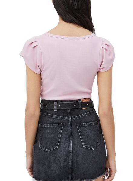 Camiseta Pepe Jeans Doris Rosa Para